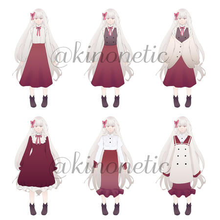 Rendered + 2 extra outfit